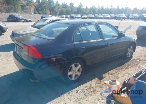 2004 Honda Civic Ex from USA, damaged, VIN 2HGES26744H537604